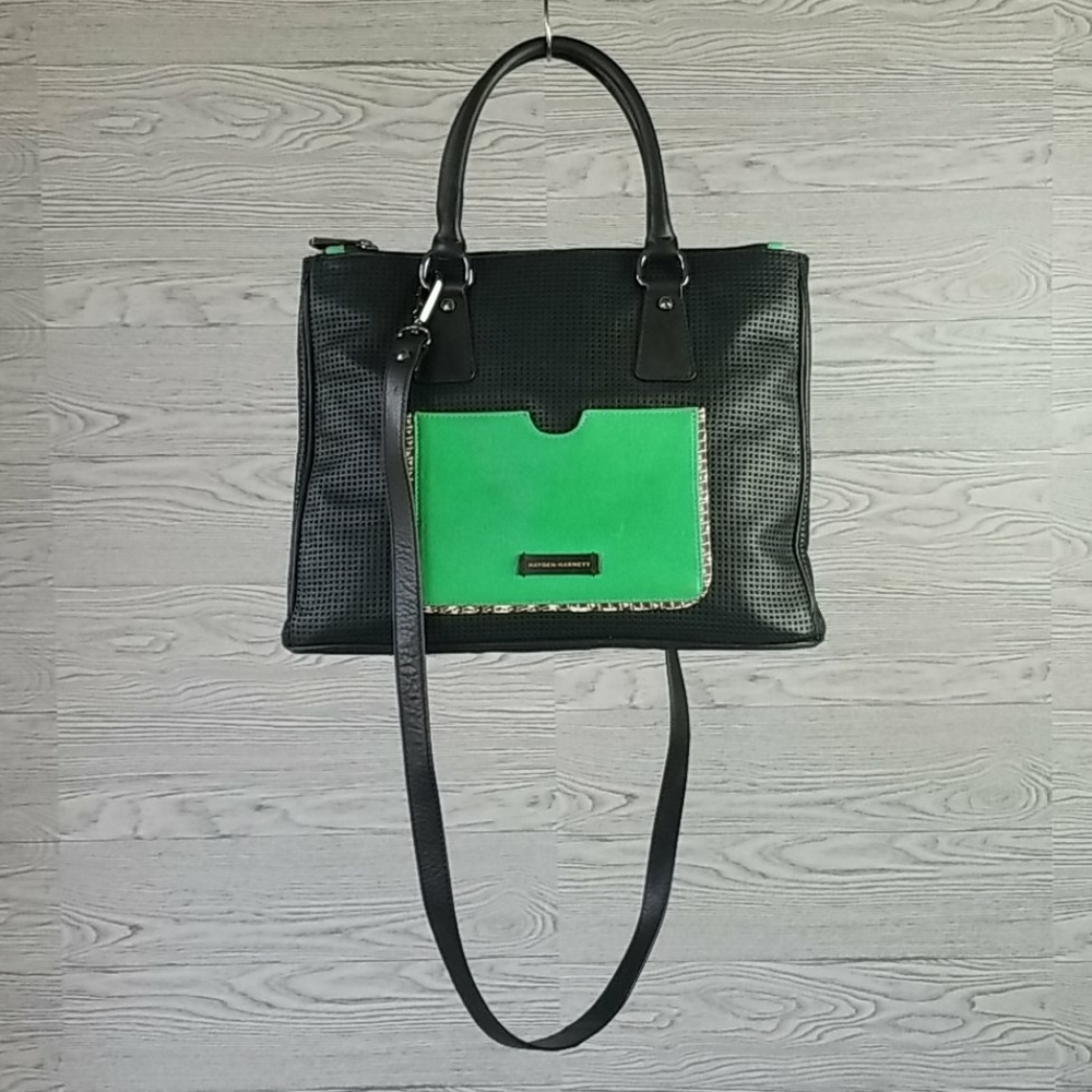 HAYDEN HARNETT // ltd ed ultra-chic 2 piece leather bag & mini clutch - Picture 2 of 16